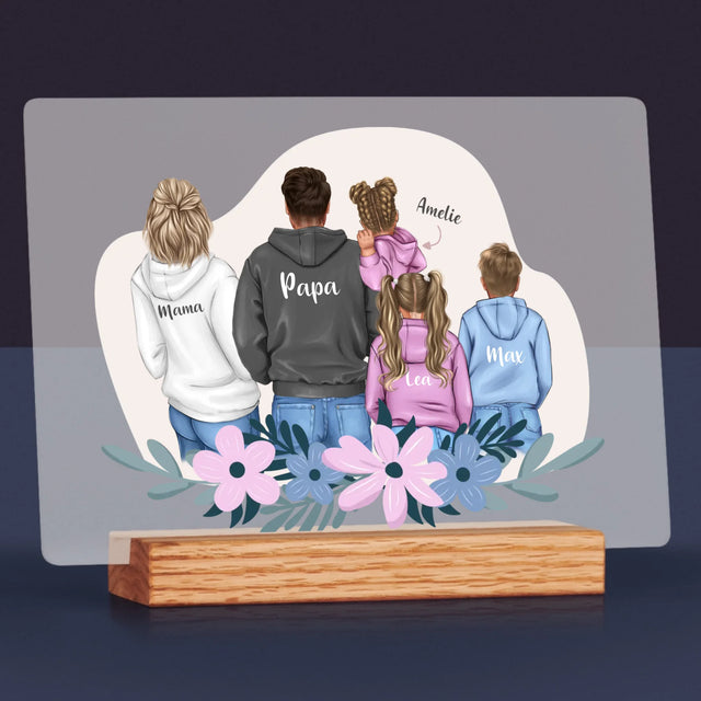 Avatar Creator: Familie Mit Kindern - Druck Auf Acrylglas