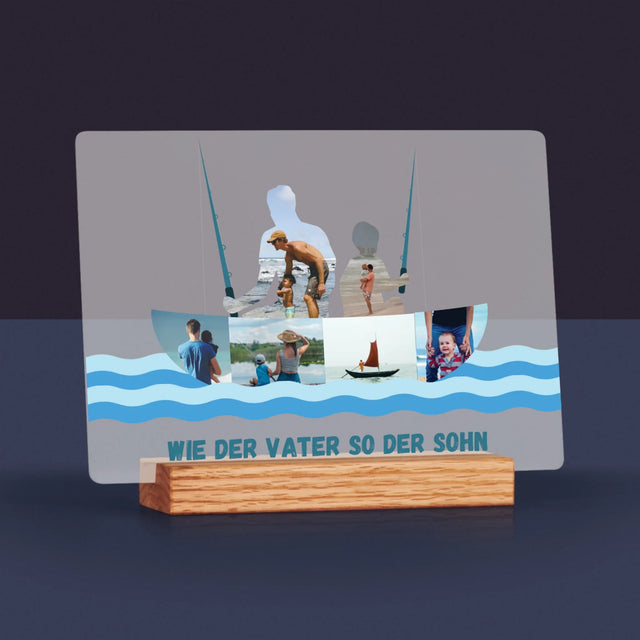 Form-Collage: Wie Der Vater So Der Sohn - Druck Auf Acrylglas