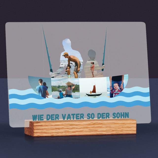 Form-Collage: Wie Der Vater So Der Sohn - Druck Auf Acrylglas