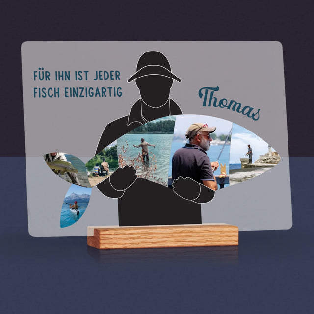 Form-Collage: Jeder Fisch - Druck Auf Acrylglas