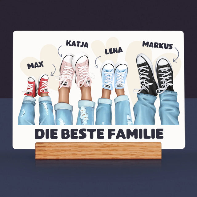 Avatar Creator: Familie Sneakers - Druck Auf Acrylglas