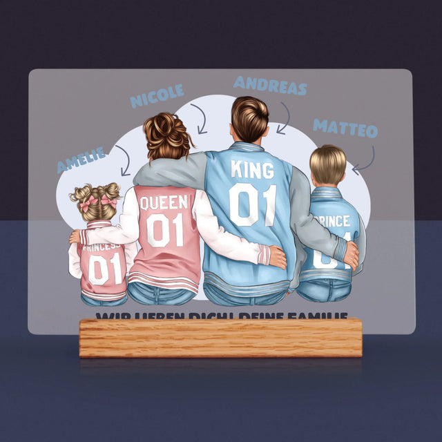 Avatar Creator: Hoodie-Familie - Druck Auf Acrylglas