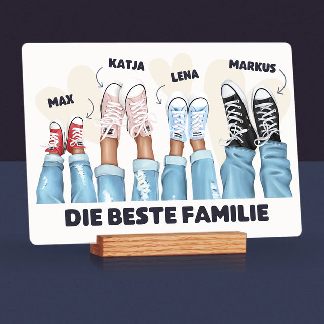 Avatar Creator: Familie Sneakers - Druck Auf Acrylglas