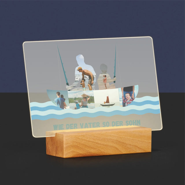 Form-Collage: Wie Der Vater So Der Sohn - Druck Auf Acrylglas