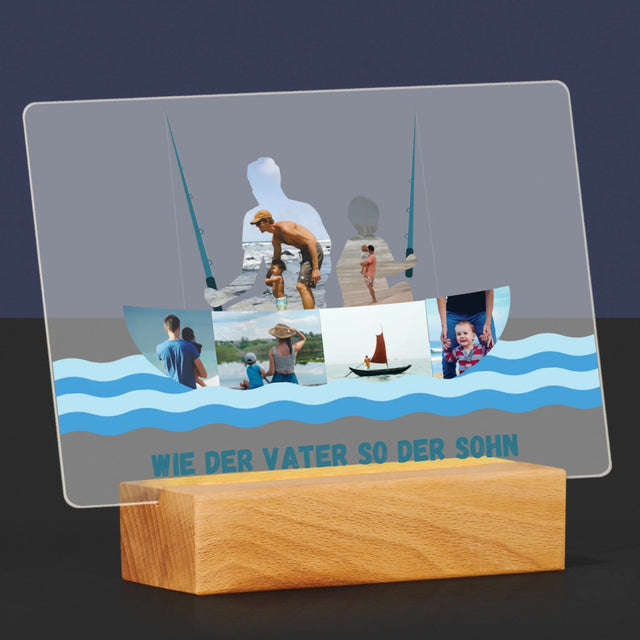 Form-Collage: Wie Der Vater So Der Sohn - Druck Auf Acrylglas