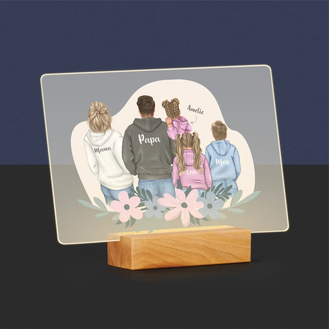 Avatar Creator: Familie Mit Kindern - Druck Auf Acrylglas