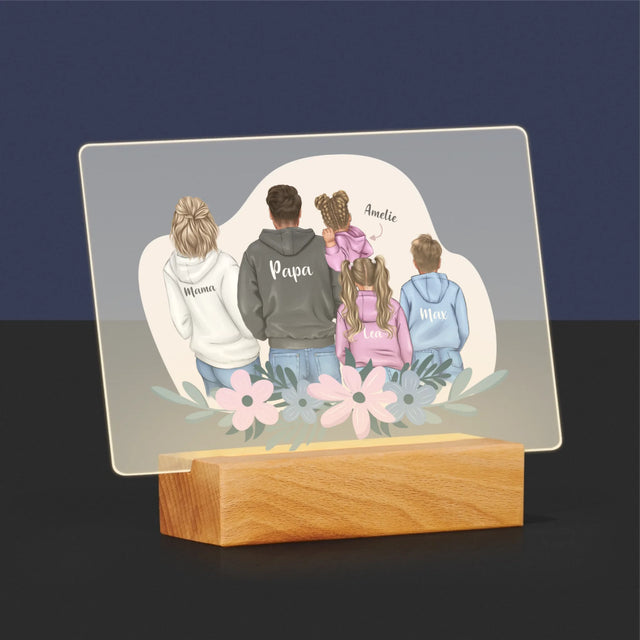 Avatar Creator: Familie Mit Kindern - Druck Auf Acrylglas