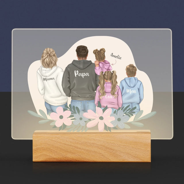 Avatar Creator: Familie Mit Kindern - Druck Auf Acrylglas