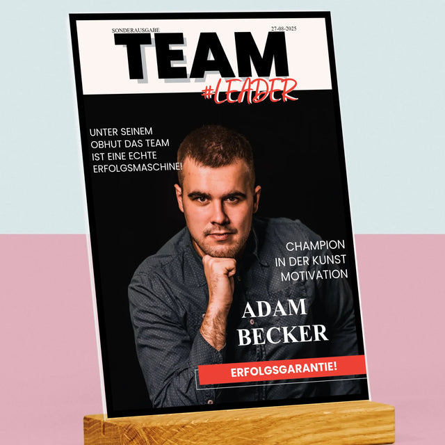 Magazin-Cover: Teamleiter - Druck Auf Acrylglas