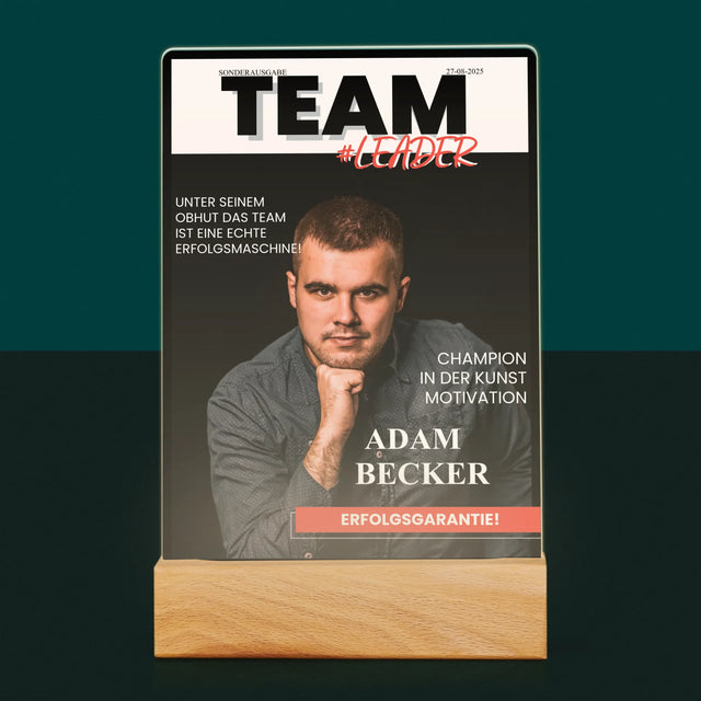 Magazin-Cover: Teamleiter - Druck Auf Acrylglas