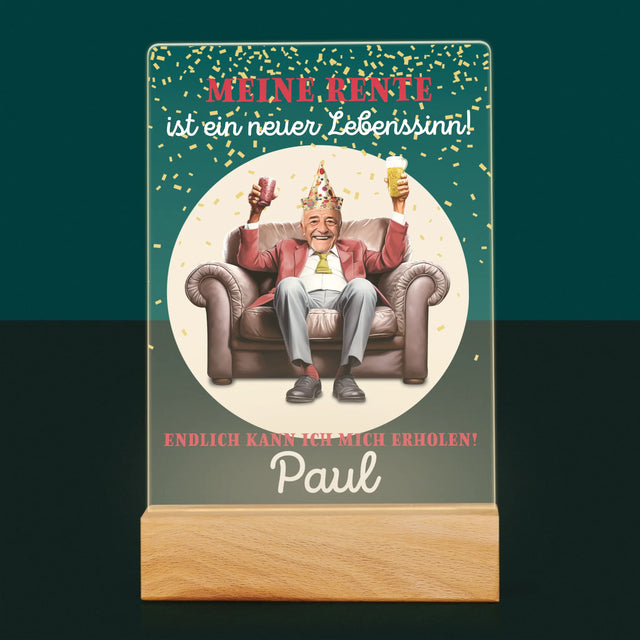 Ihr Avatar: Die Rente Ist Ein Neuer Lebenssinn - Druck Auf Acrylglas