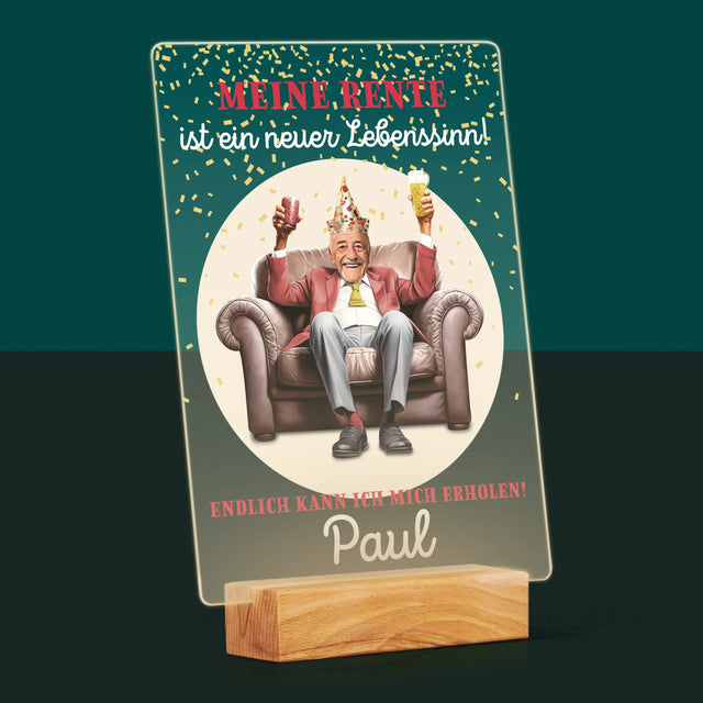 Ihr Avatar: Die Rente Ist Ein Neuer Lebenssinn - Druck Auf Acrylglas