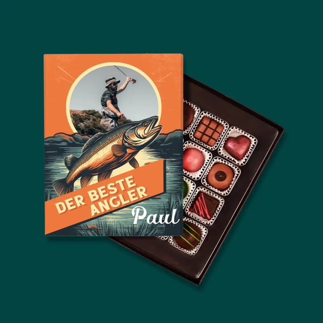 Foto Und Unterschrift: Der Beste Angler - Pralinen