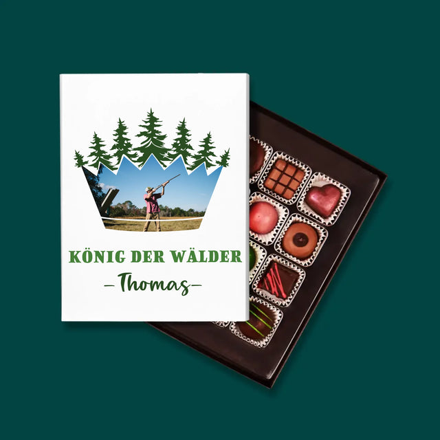 Form-Collage: König Der Wälder - Pralinen