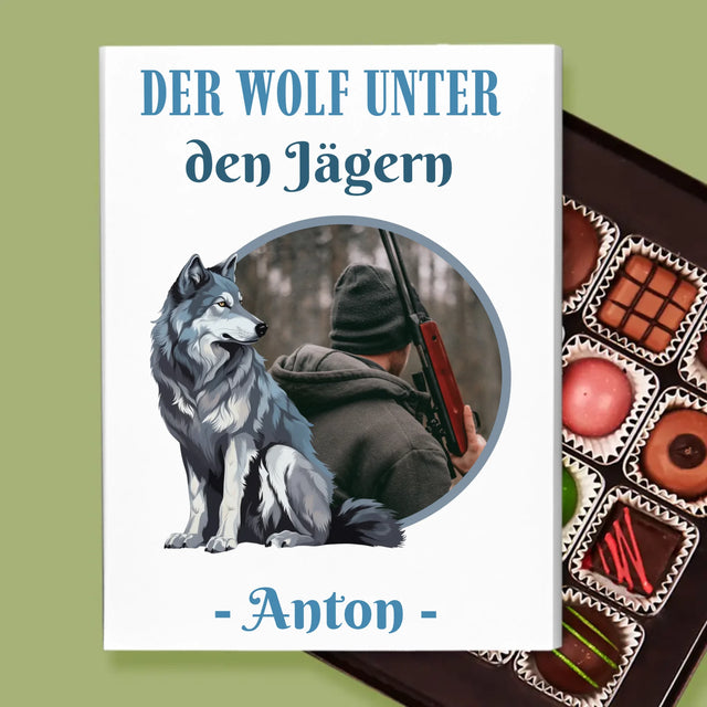 Foto Und Unterschrift: Der Wolf Unter Den Jägern - Pralinen