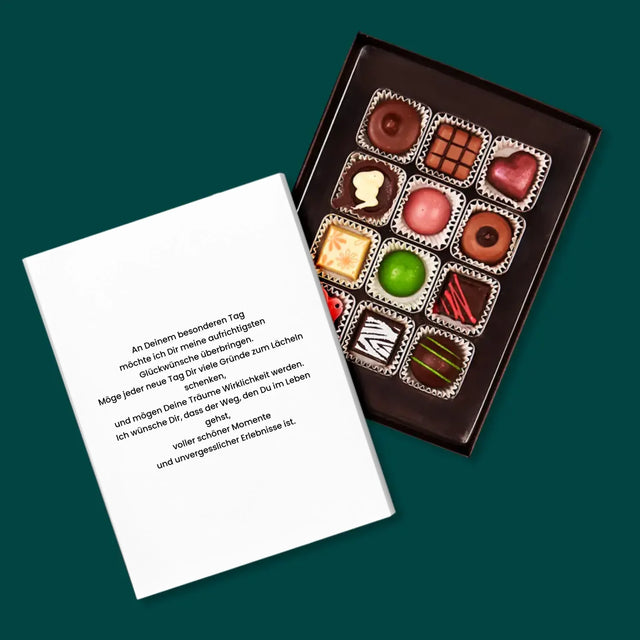 Foto Und Unterschrift: Der Erste Vatertag - Pralinen