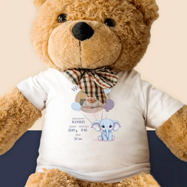 Geburtsdatum: Geburtsdatum Elefant - Teddybär 90 Cm