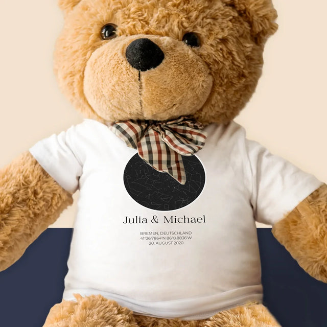 Sternkarte: Sternkarte: Verliebte - Teddybär 90 Cm