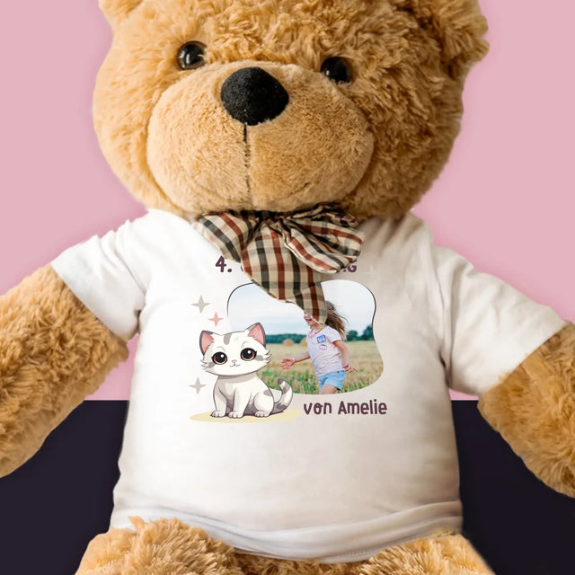 Foto Und Unterschrift: Geburtstag - Teddybär 90 Cm