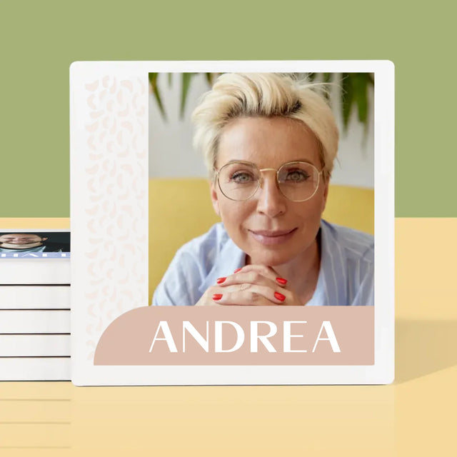 Foto Und Unterschrift: Ihre Namen - Tassenuntersetzer