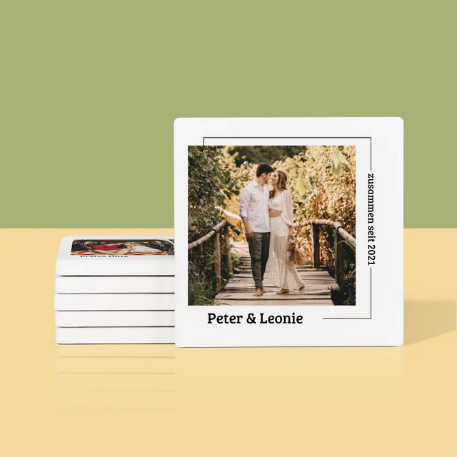 Unsere Geschichte: Unsere Momente - Tassenuntersetzer