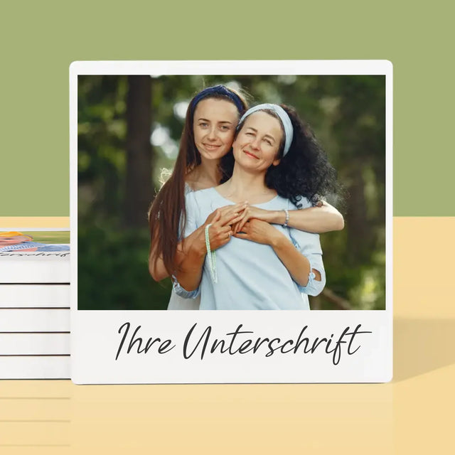 Foto Und Unterschrift: Foto Und Unterschrift - Tassenuntersetzer