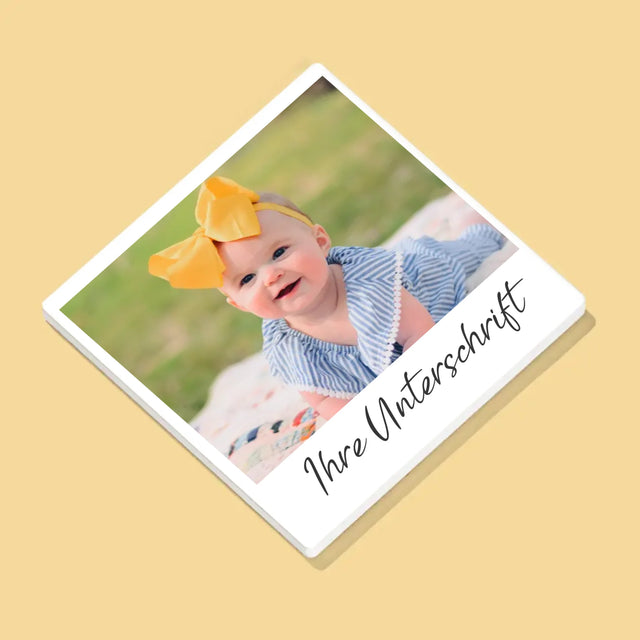 Foto Und Unterschrift: Foto Und Unterschrift - Tassenuntersetzer