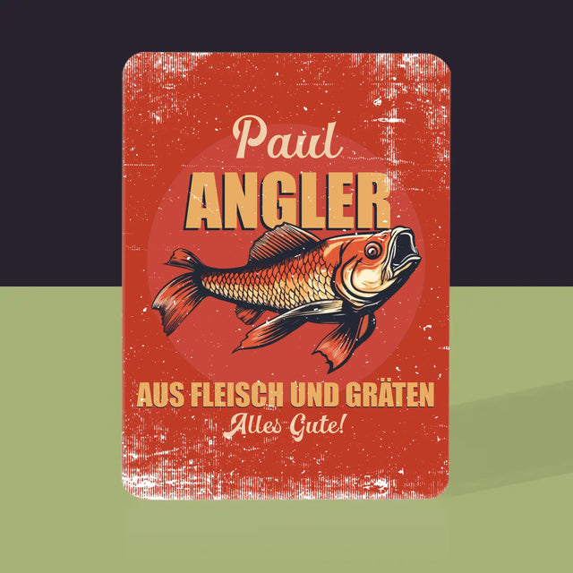 Name Und Unterschrift: Ein Angler Aus Fleisch Und Gräten - Spielkarten