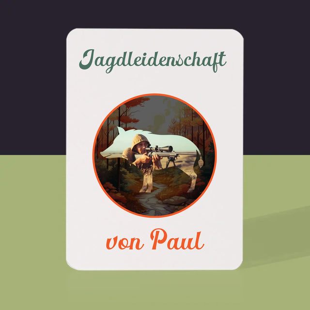 Foto Und Unterschrift: Jagdleidenschaft  - Spielkarten