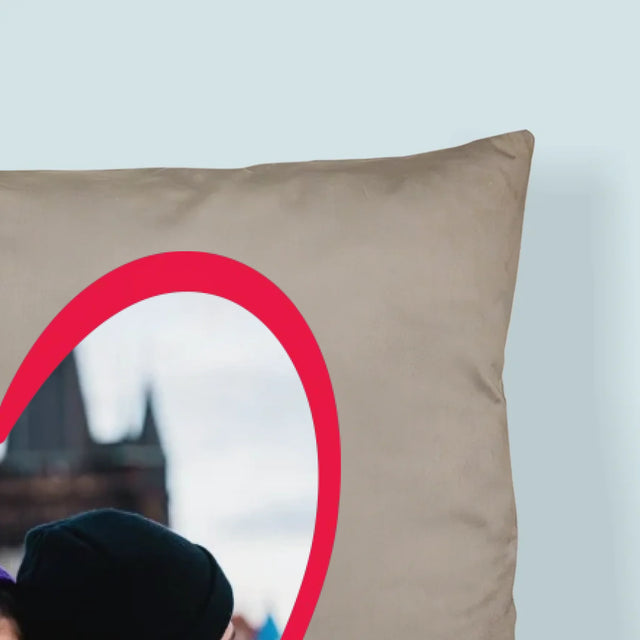 Foto Und Unterschrift: Ein Valentinsgruß Für Papa - Kissen