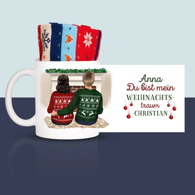 Avatar Creator: Weihnachtspaar - Wintersocken In Einer Tasse
