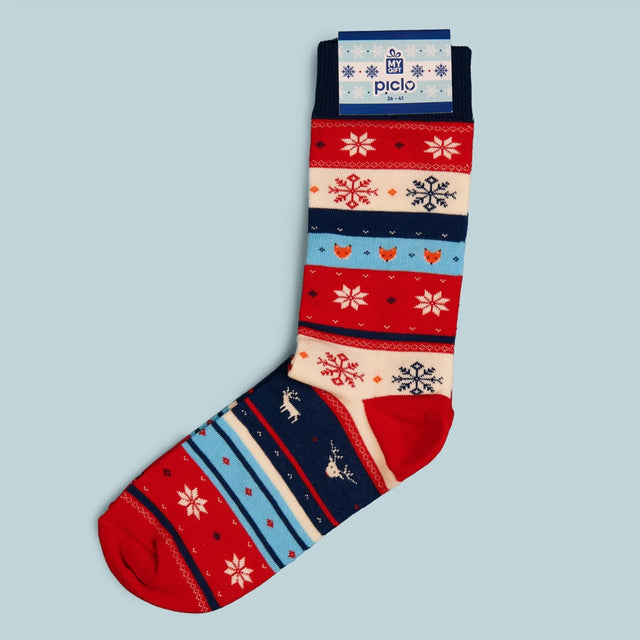 Fotocollage: Familie - Wintersocken In Einer Tasse