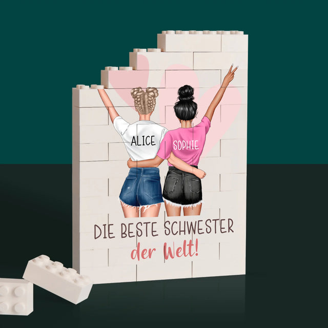 Fotocollage: Das Leben Beginnt Mit 50 - Lego-Steine