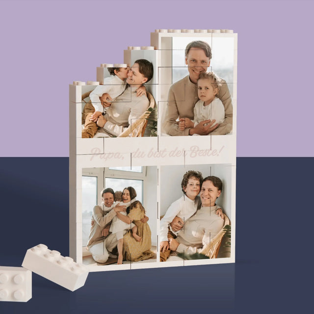 Fotocollage: 40 Jahre - Lego-Steine