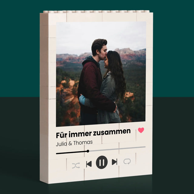 Fotocollage: Wir Lieben Dich Seit 18 Jahren - Lego-Steine