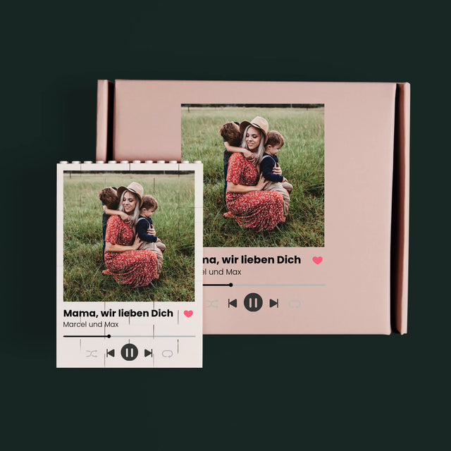 Fotocollage: Herr & Frau - Lego-Steine