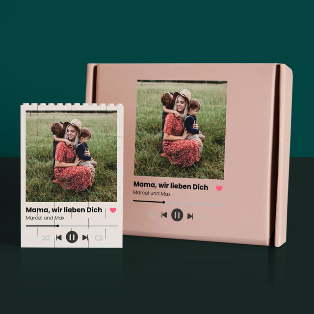 Fotocollage: Herr & Frau - Lego-Steine