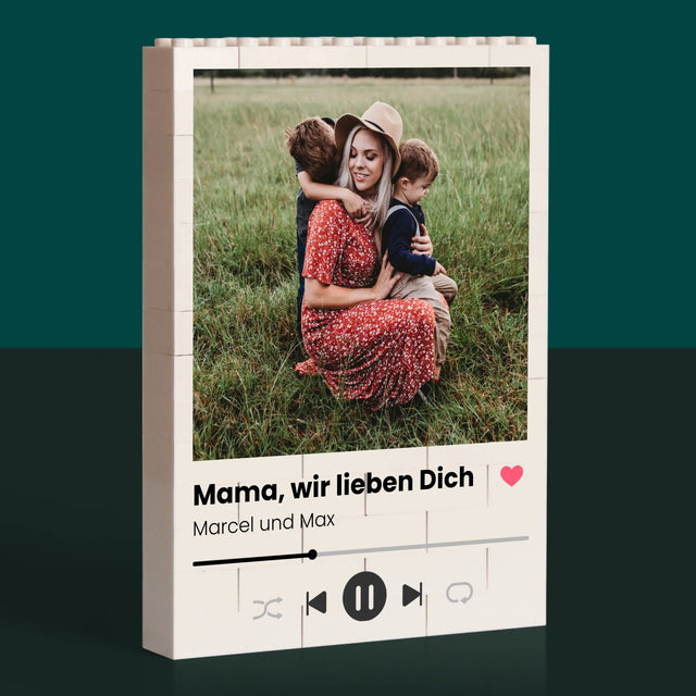 Fotocollage: Herr & Frau - Lego-Steine