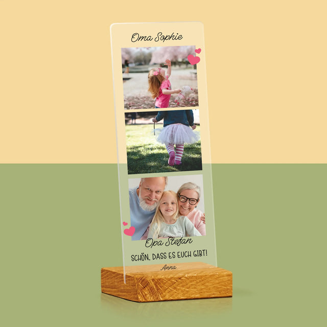 Foto Und Unterschrift: Danke An Hebamme - Foto Auf Acrylglas Fotokabine