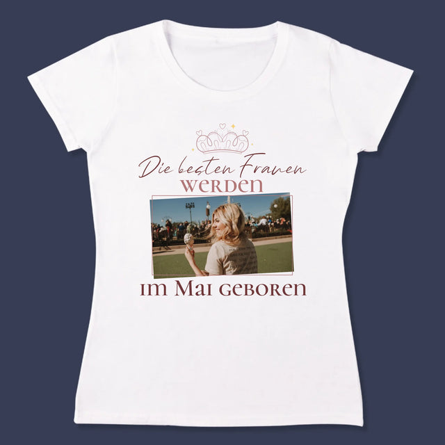 Foto Und Unterschrift: Beste Frauen - T-Shirt Für Damen