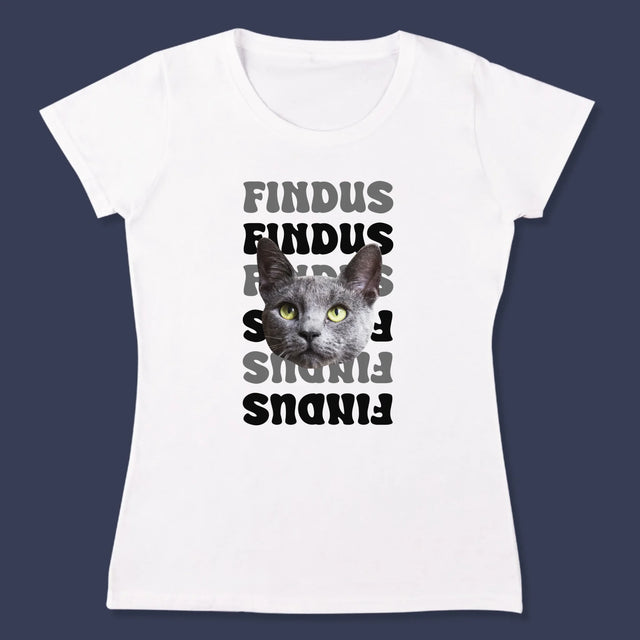 Ihr Avatar: Haustierfoto Mit Namen - T-Shirt Für Damen