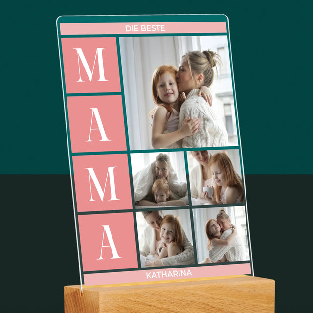 Fotocollage: Beste Mama Collage - Druck Auf Acrylglas