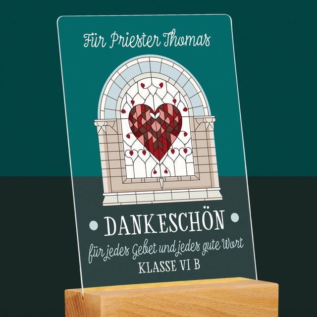 Name Und Unterschrift: Danke Für Jedes Gebet
 - Druck Auf Acrylglas