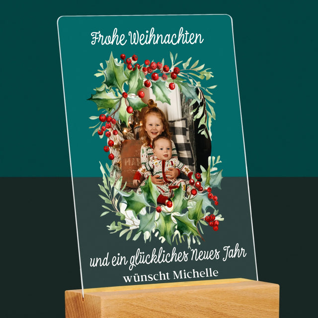 Foto Und Unterschrift: Weihnachtsschmuck - Druck Auf Acrylglas