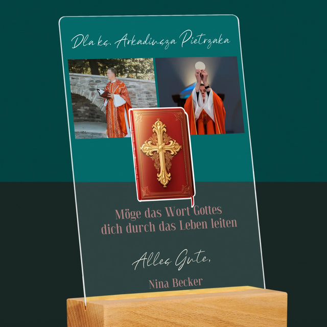 Fotocollage: Das Wort Gottes  - Druck Auf Acrylglas