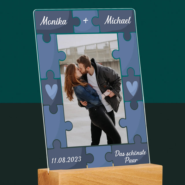 Foto Und Unterschrift: Puzzle + Foto - Druck Auf Acrylglas