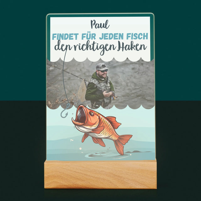 Foto Und Unterschrift: Den Haken Finden - Druck Auf Acrylglas