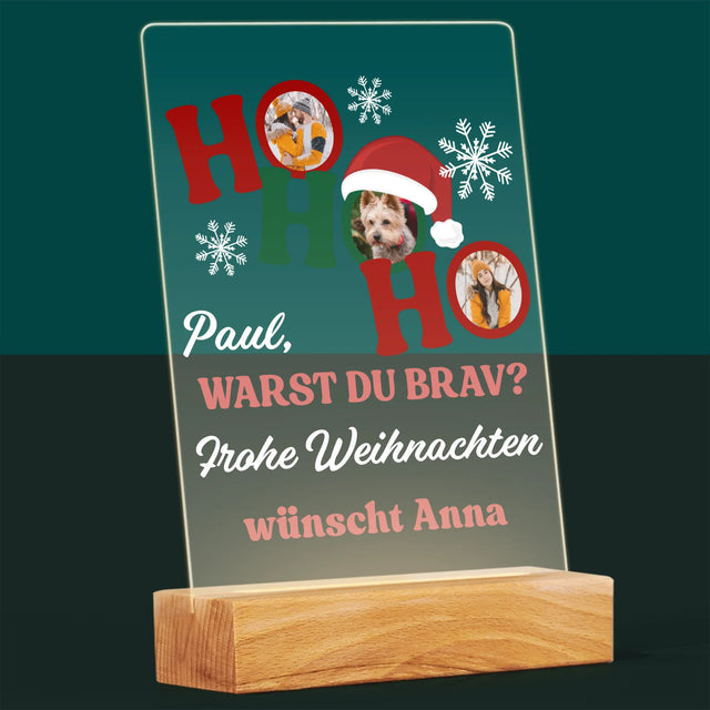 Fotocollage: Ho Ho Ho - Druck Auf Acrylglas