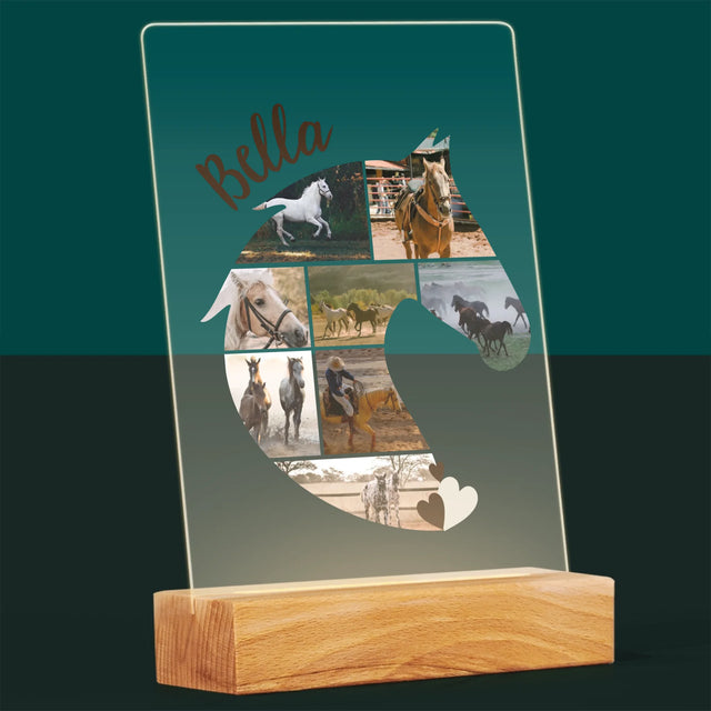 Form-Collage: Pferd - Druck Auf Acrylglas