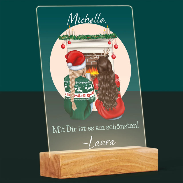 Avatar Creator: Beste Freundinnen Weihnachten - Druck Auf Acrylglas